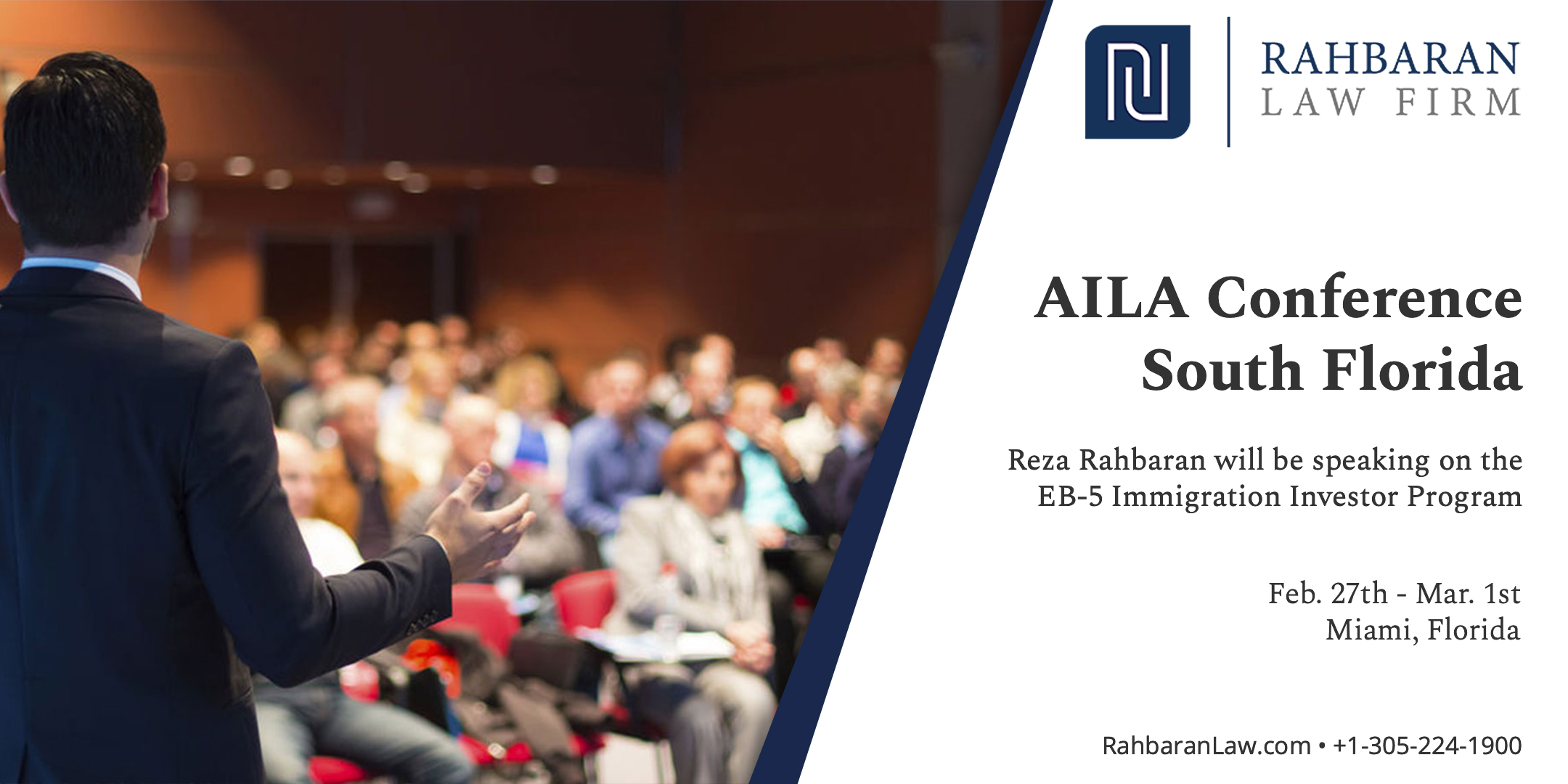Rahbaran Law EB-5 Speaking AILA Event