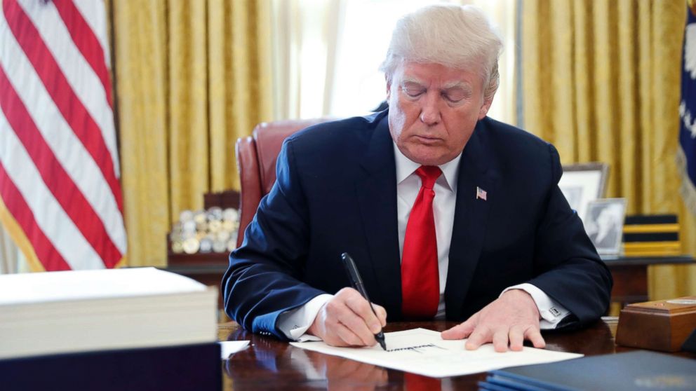 Trump Signing COVID Bill